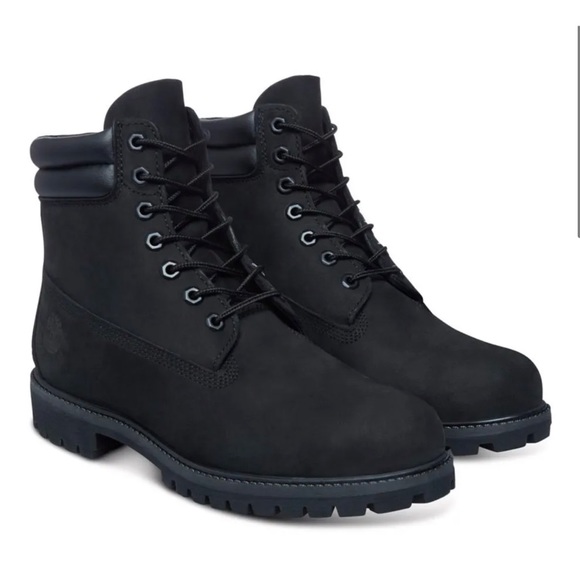 TIMBERLAND 6 INCH DOUBLE COLLAR - SHOES - MEN'S - BLACK - Picture 3 of 4